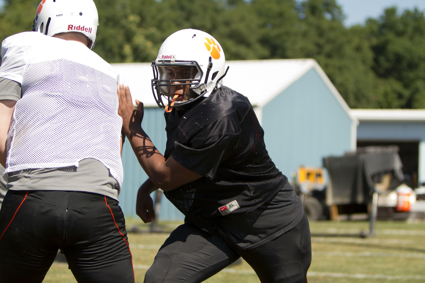 East Pennsboro football practice